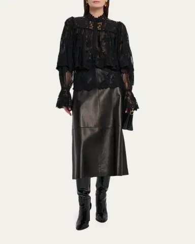 Kobi Halperin Kaylor Layered Embroidered Mesh Blouse | Thumbnail 2 Kobi Halperin Kaylor Layered Embroidered Mesh Blouse | Thumbnail 2