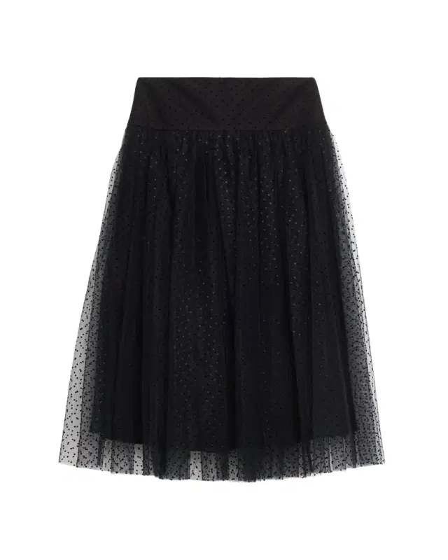 Zimmermann Tulle Dot Midi Skirt