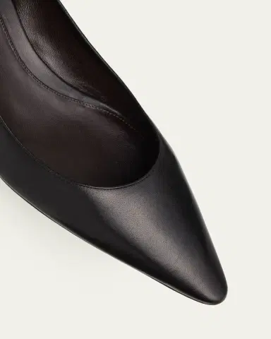 The Row Liisa Leather Kitten-Heel Pumps | Thumbnail 5 The Row Liisa Leather Kitten-Heel Pumps | Thumbnail 5
