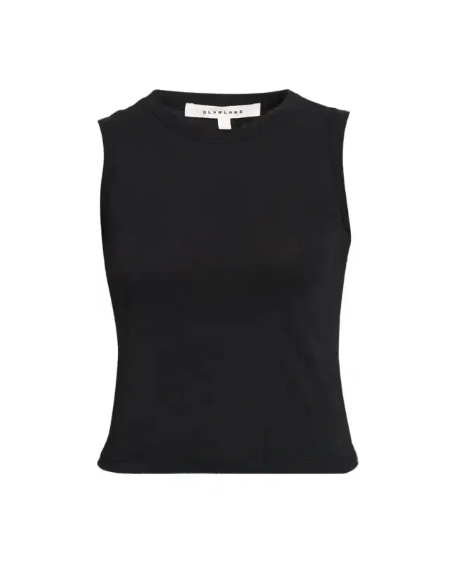 SLVRLAKE Crewneck Cotton Tank Top