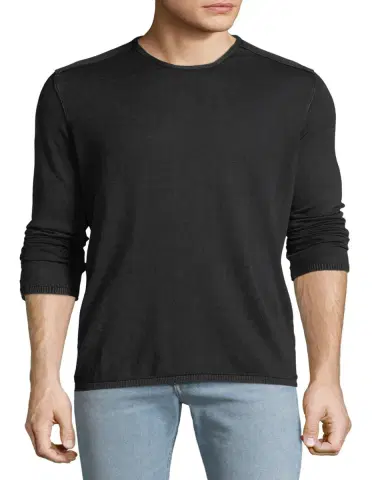 John Varvatos Star U.S.A. Long Sleeve Cotton Crewneck Tee | Thumbnail 2 John Varvatos Star U.S.A. Long Sleeve Cotton Crewneck Tee | Thumbnail 2