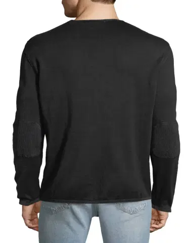 John Varvatos Star U.S.A. Long Sleeve Cotton Crewneck Tee | Thumbnail 3 John Varvatos Star U.S.A. Long Sleeve Cotton Crewneck Tee | Thumbnail 3