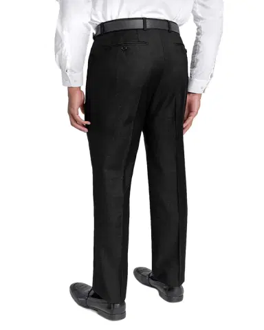Santorelli Men's Loro Piana Wool Comfort Waistband Trousers | Thumbnail 3 Santorelli Men's Loro Piana Wool Comfort Waistband Trousers | Thumbnail 3