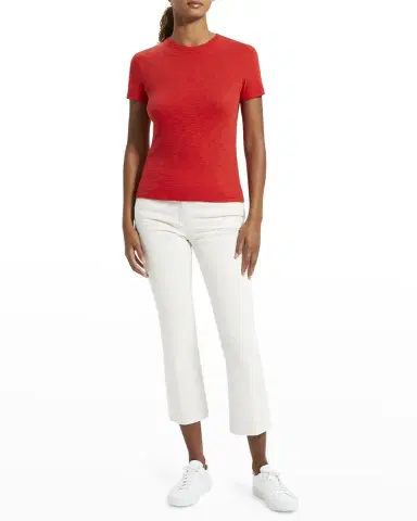 Theory Tiny Tee 2 Nebulous Organic Cotton Top | Thumbnail 2