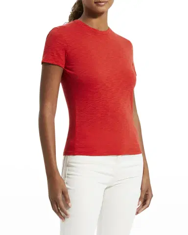 Theory Tiny Tee 2 Nebulous Organic Cotton Top | Thumbnail 4