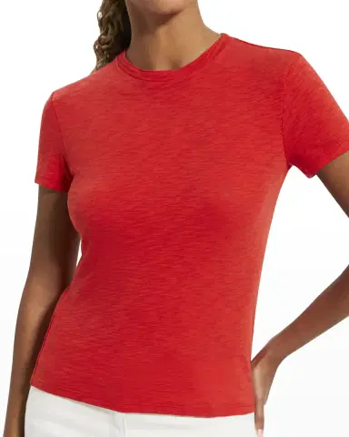 Theory Tiny Tee 2 Nebulous Organic Cotton Top | Thumbnail 5