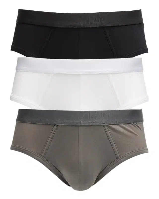 Men 's Solid 3-Pack Y-Briefs