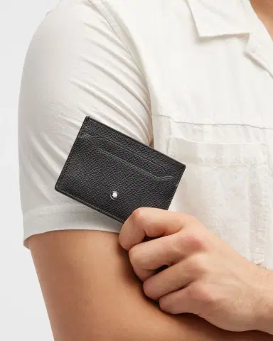 Montblanc Men's Saffiano Leather Sartorial Card Holder | Thumbnail 2
