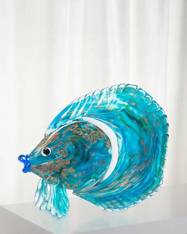 Dale Tiffany Railay Fish Art Glass Figurine