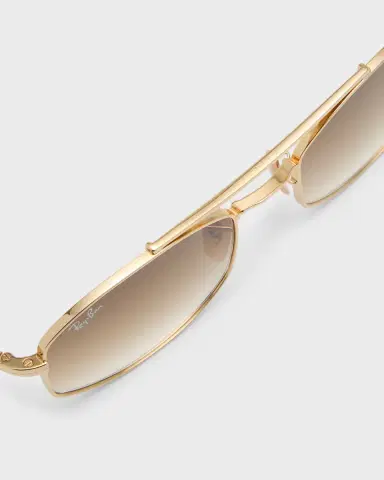 Ray-Ban Gradient Metal Aviator Sunglasses, 54MM | Thumbnail 4 Ray-Ban Gradient Metal Aviator Sunglasses, 54MM | Thumbnail 4