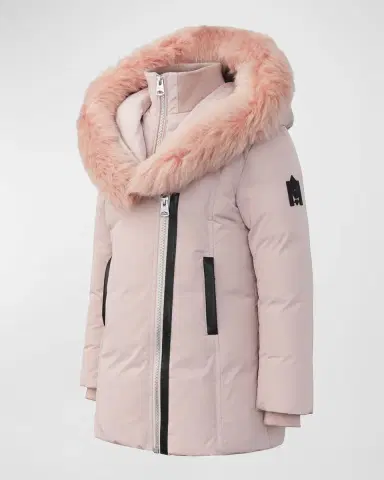 Mackage Girl 's Recycled Down Coat W/ Signature Collar | Thumbnail 2 Mackage Girl 's Recycled Down Coat W/ Signature Collar | Thumbnail 2