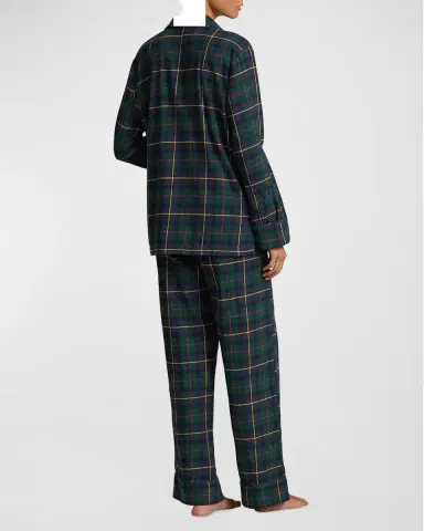 Polo Ralph Lauren The Madison Flannel Pajama Set | Thumbnail 2 Polo Ralph Lauren The Madison Flannel Pajama Set | Thumbnail 2