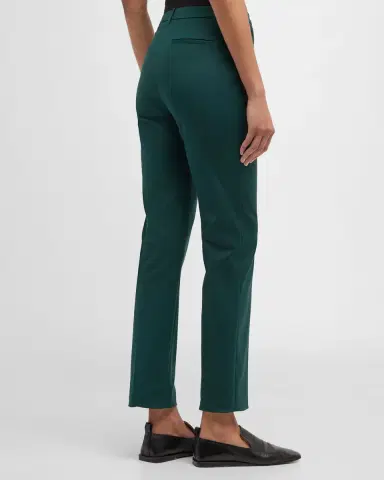 Emporio Armani Straight-Leg Couture Cotton Trousers | Thumbnail 2 Emporio Armani Straight-Leg Couture Cotton Trousers | Thumbnail 2