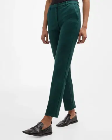 Emporio Armani Straight-Leg Couture Cotton Trousers | Thumbnail 6 Emporio Armani Straight-Leg Couture Cotton Trousers | Thumbnail 6
