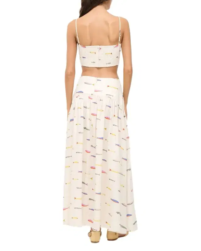 Procida Linen Maxi Skirt