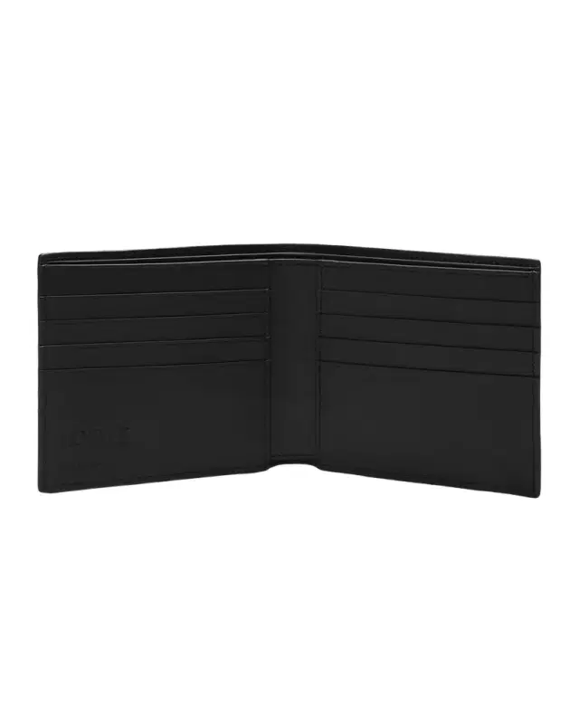 Men's Puzzle Edge Leather Bifold Wallet