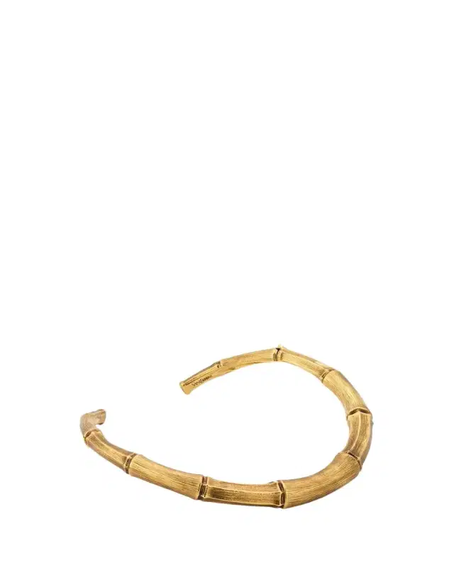 Torc Brass Bamboo Necklace
