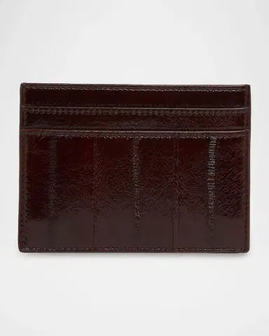 Saint Laurent Men's Tiny Cassandre Leather Card Case | Thumbnail 3 Saint Laurent Men's Tiny Cassandre Leather Card Case | Thumbnail 3