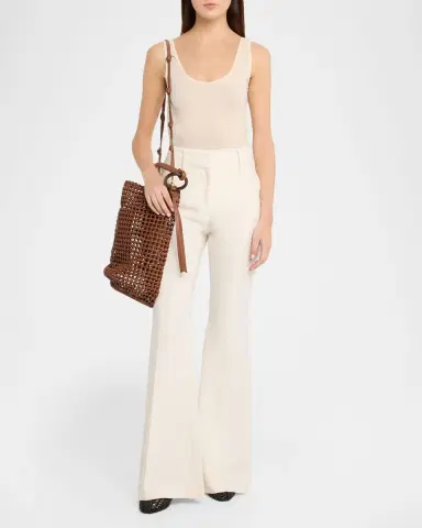 STAUD Del Mar Woven Leather Bucket Bag | Thumbnail 4 STAUD Del Mar Woven Leather Bucket Bag | Thumbnail 4
