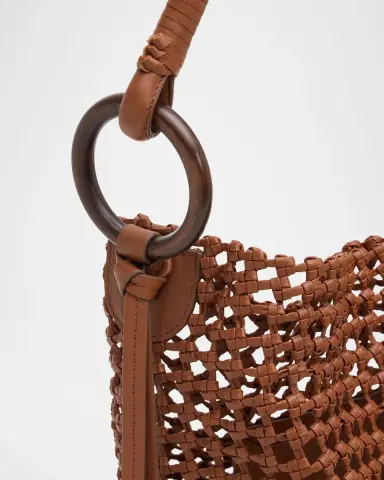STAUD Del Mar Woven Leather Bucket Bag | Thumbnail 5 STAUD Del Mar Woven Leather Bucket Bag | Thumbnail 5