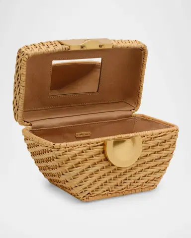 Cult Gaia Tyla Woven Rattan Top-Handle Bag | Thumbnail 2 Cult Gaia Tyla Woven Rattan Top-Handle Bag | Thumbnail 2