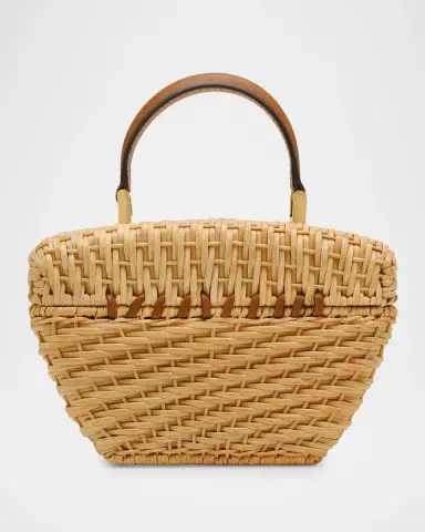 Cult Gaia Tyla Woven Rattan Top-Handle Bag | Thumbnail 3 Cult Gaia Tyla Woven Rattan Top-Handle Bag | Thumbnail 3