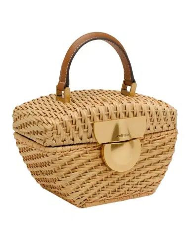 Cult Gaia Tyla Woven Rattan Top-Handle Bag | Thumbnail 1 Cult Gaia Tyla Woven Rattan Top-Handle Bag | Thumbnail 1