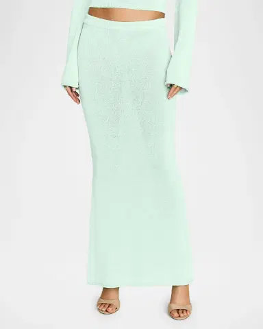 SEROYA Kora Knit Maxi Skirt | Thumbnail 3