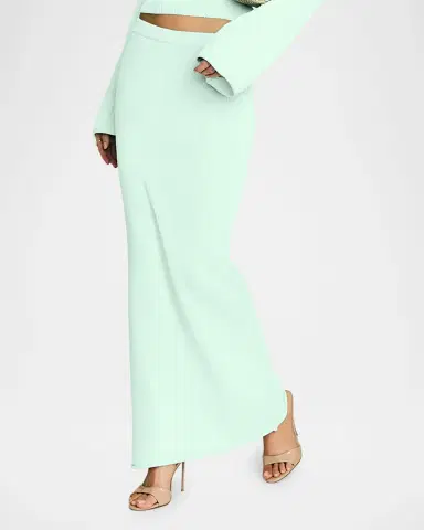 SEROYA Kora Knit Maxi Skirt | Thumbnail 6