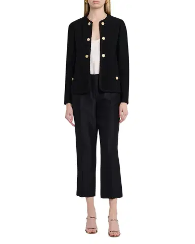 Misook Relaxed Braid-Trim Tweed Jacket | Thumbnail 1 Misook Relaxed Braid-Trim Tweed Jacket | Thumbnail 1