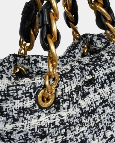 Balmain 1945 Soft Tweed Tote Bag | Thumbnail 6
