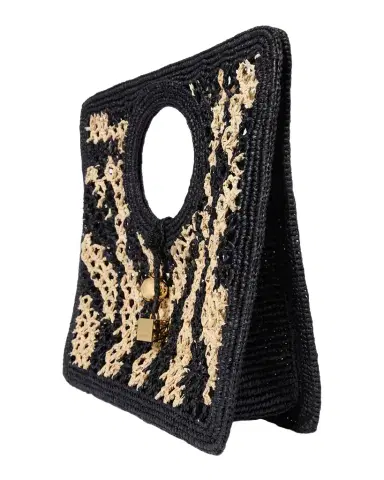 Jacquemus The Spiaggia Square Raffia Top-Handle Bag | Thumbnail 1 Jacquemus The Spiaggia Square Raffia Top-Handle Bag | Thumbnail 1