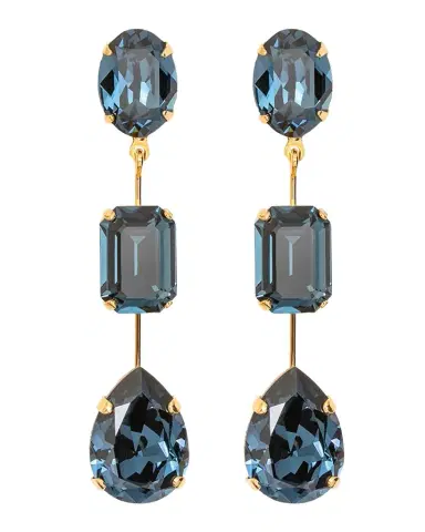 Jennifer Behr Allanah Linear Crystal Earrings | Thumbnail 1