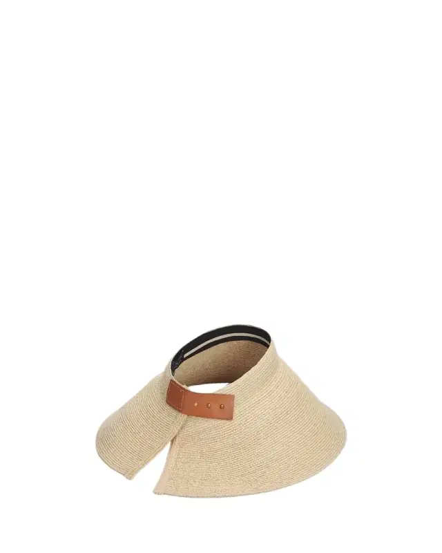 Rag & Bone Meredith Rollable Raffia Visor
