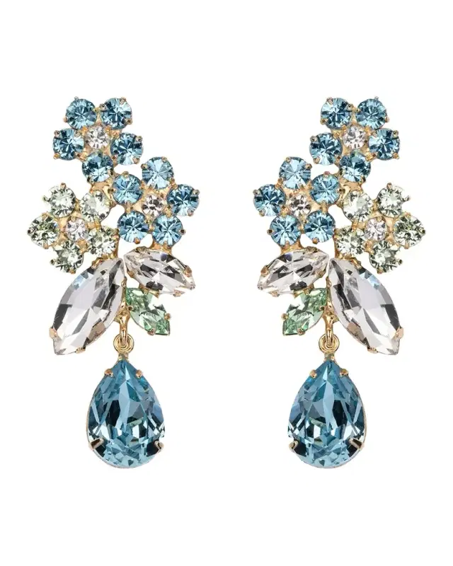 Bouquet Crystal Earrings