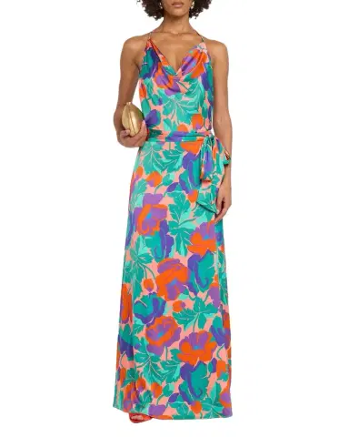 Ramy Brook Corrine Floral-Print Column Gown | Thumbnail 1 Ramy Brook Corrine Floral-Print Column Gown | Thumbnail 1