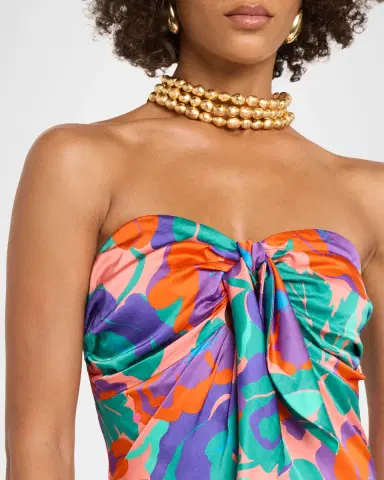 Ramy Brook Dahlia Orion Strapless Floral-Print Mini Dress | Thumbnail 4 Ramy Brook Dahlia Orion Strapless Floral-Print Mini Dress | Thumbnail 4