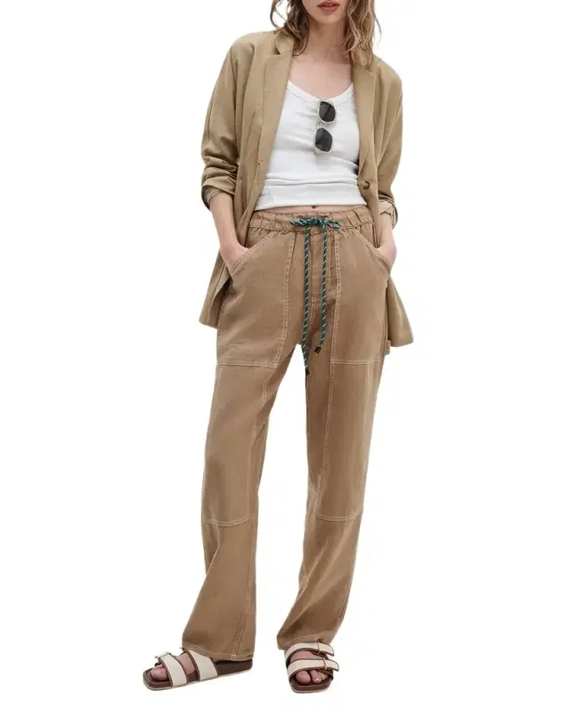 Atlas Drawstring Linen Pants