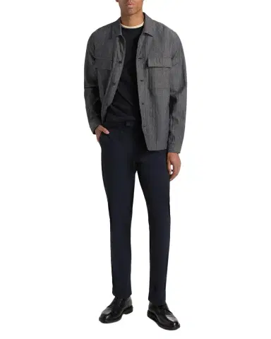 Vince Men's Herringbone Flap-Pocket Overshirt | Thumbnail 1 Vince Men's Herringbone Flap-Pocket Overshirt | Thumbnail 1