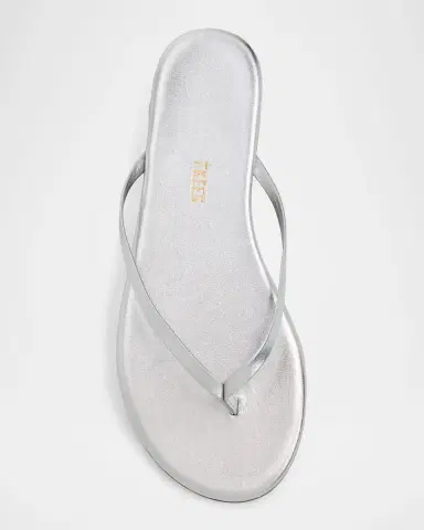 TKEES Lily Metallic Leather Flat Thong Sandals | Thumbnail 5 TKEES Lily Metallic Leather Flat Thong Sandals | Thumbnail 5