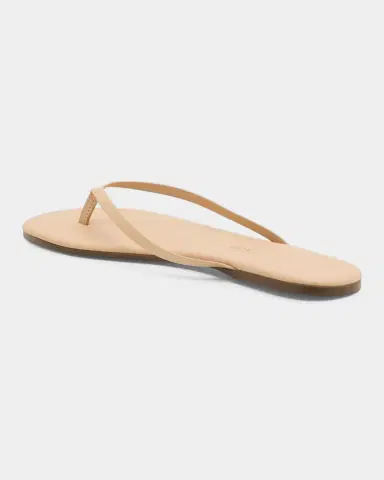 TKEES Lily Leather Flat Thong Sandals | Thumbnail 4
