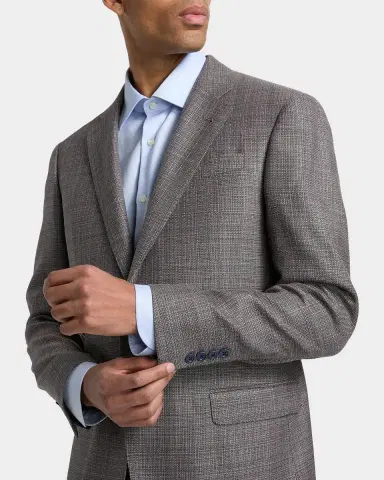 Emporio Armani Woven Wool-Silk-Linen Sport Coat | Thumbnail 4 Emporio Armani Woven Wool-Silk-Linen Sport Coat | Thumbnail 4