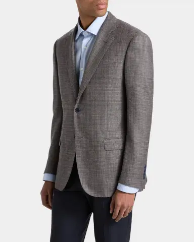Emporio Armani Woven Wool-Silk-Linen Sport Coat | Thumbnail 6 Emporio Armani Woven Wool-Silk-Linen Sport Coat | Thumbnail 6