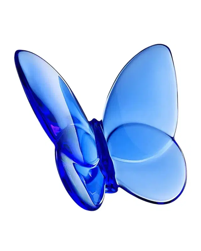 2.5" Lucky Crystal Blue Butterfly