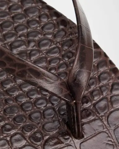TKEES Lily Leather Square-Toe Thong Sandals | Thumbnail 4