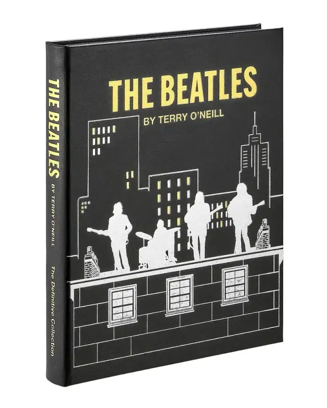 Graphic Image "The Beatles by Terry O 'Neill: The Definitive Collection" Leather-Bound Book