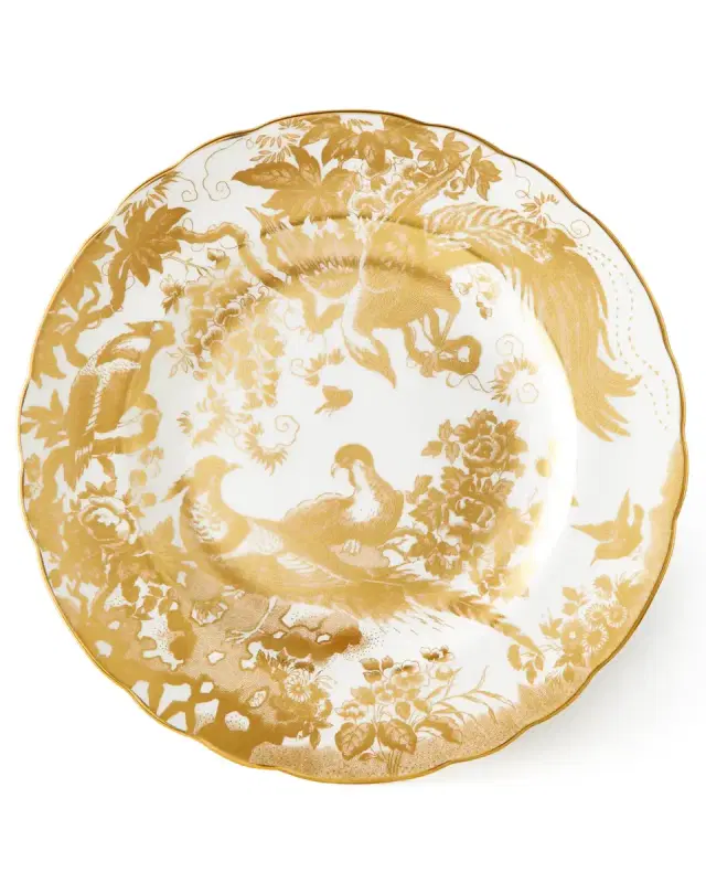 Royal Crown Derby Gold Aves Salad Plate
