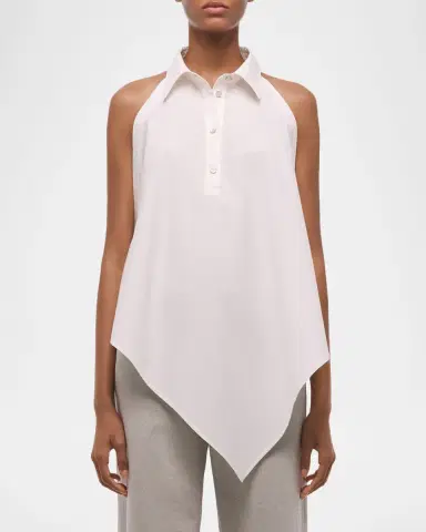 Helmut Lang Collar Scarf Top | Thumbnail 3