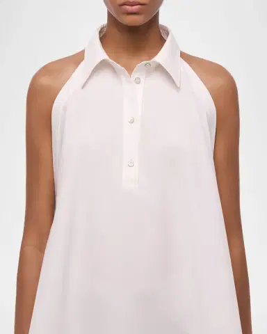 Helmut Lang Collar Scarf Top | Thumbnail 4