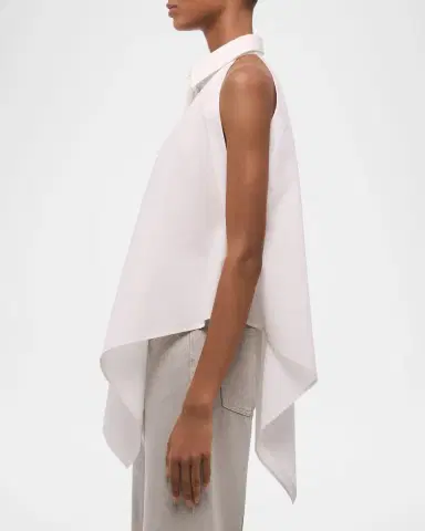 Helmut Lang Collar Scarf Top | Thumbnail 5